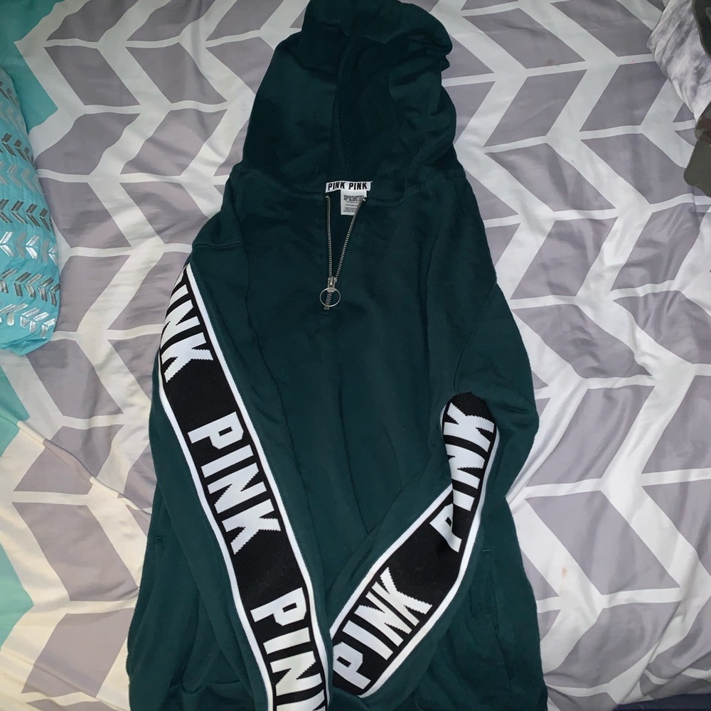 Victoria’s Secret Pink Quarter Zip Hoodie